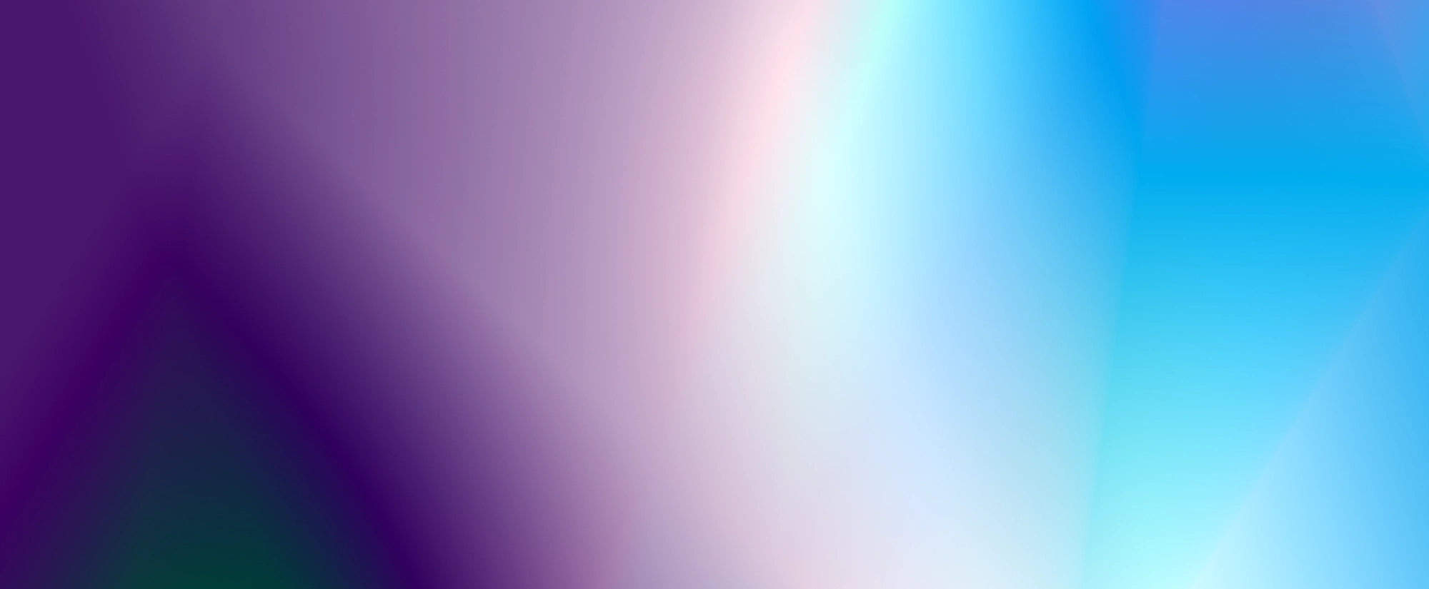 Sfondo dell'header con sfumatura colorata dal viola al celeste.